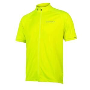 NEW ENDURA INC men's xtract short sleeve jersey ii top in hi-viz yellow
